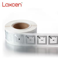 Laxcen | H45 échantillon gratuit HF 13.56MHz RFID NFC Mini étiquette bibliothèque étiquette passive imprimable papier couché étiquette autocollante intelligente pour livres