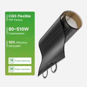 CIGS Flex Thin Film Solar Panel 80W To 510W Amorphous Silicon Adhesive Flexible Solar Panels