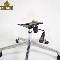 Base pivotante en aluminium à 5 étoiles réglable en hauteur pour chaise de bureau ergonomique en maille pour ordinateur