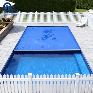 Cubierta Rectangular para Piscina de PVC Aqua, Resistente a los Rayos UV, Cubierta de Seguridad para Piscina Residencial al Aire Libre - Product Image 3