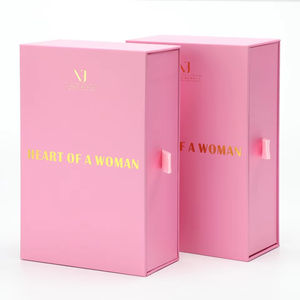 Custom Luxury <b>Pink</b> With Paper Foam Insert Magnetic Open Skincare Perfume <b>Gift</b> <b>Box</b> Packaging - Product Image 4