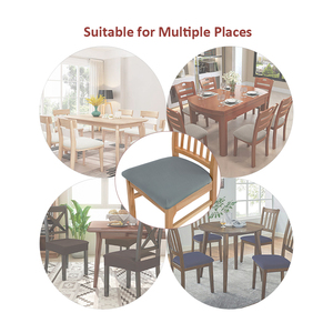 Housses de canapé vend des housses de siège smiry pour chaises de <span class=keywords><strong>salle</strong></span> à <span class=keywords><strong>manger</strong></span> Stretch Jacquard <span class=keywords><strong>salle</strong></span> à <span class=keywords><strong>manger</strong></span> housses de siège ensemble housses de meubles - Product Image 4