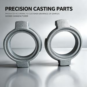 Piezas de Fundición Mecanizadas de Alta Calidad Producidas Según los Dibujos del Cliente, Brida de Fundición CNC Certificada ISO9001 con Precisión - Product Image 1