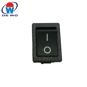 Dewo Hs6 Rocker Switch 10a 250V Ul Certificaat Rocker Rechthoek Boot 4 Terminals Tuimelschakelaar Voor Auto Machine
