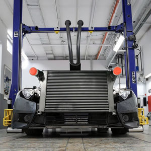 Intercooler frontal à plaques en aluminium argent/noir haute efficacité JSY pour moteurs Audi S3 VW <span class=keywords><strong>Golf</strong></span> 7 turbocompressés 2.0T - Product Image 5