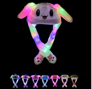Gran oferta, lindo sombrero con Orejas de conejo LED con Airbag movible, <span class=keywords><strong>Tik</strong></span> <span class=keywords><strong>Tok</strong></span>, tocado, juguete para regalo, felpa llena de algodón PP - Product Image 2