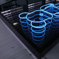 Vente directe d'usine, miroir infini illusion, miroir néon multicouche personnalisé, miroir LED 3D, enseigne publicitaire miroir infini pour magasin