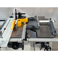 Machine à bois multifonction 5-en-1 : Défonceuse, Raboteuse, Scie à panneaux, Scie à bois