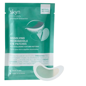 <strong>Skyn</strong> Iceland Eye Masks Dissolving Microneedle Patches 39% Hyaluronic Acid Peptides No-Slip Firming Wrinkles Fine Lines 1 Pair - Product Image 1