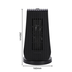Desktop <b>Heater</b> <b>Electric</b> PTC 1500W 280mm Height 160mm Base Shaking Head Overheat Protection Tipping Safety For Home Office Use - Product Image 1