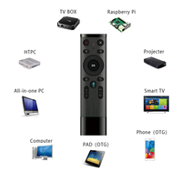 Smart TV Android Box Q5 2.4G Inalámbrico IPTV Control Remoto por Voz Air Mouse con Receptor USB