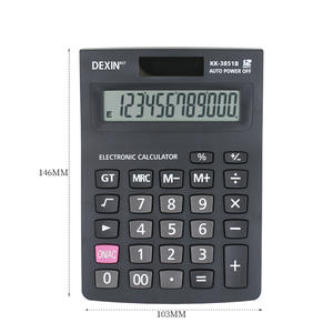 เครื่องคิดเลขตั้งโต๊ะ Dexin KK-3851B 12 หลัก ใช้พลังงานสองระบบ สำหรับสำนักงาน การเงิน และการใช้งานทั่วไป - Product Image 5