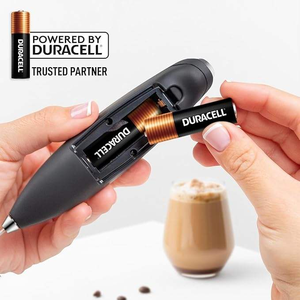 Mixeur à boisson rapide portatif, mousseur à lait puissant pour la cuisine, avec piles <span class=keywords><strong>Duracell</strong></span>, mousseur à lait électrique <span class=keywords><strong>rechargeable</strong></span> - Product Image 4
