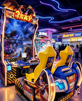 Jeu de tir Dragon Knight à haute vitesse, machine d'arcade pour 2 joueurs avec lumières LED