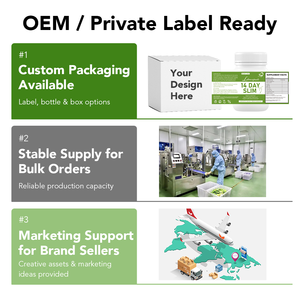 Chinaherbs Compléments Végétaux Naturels de Haute Qualité Produits de Perte de Poids Capsules Minceur 14 Jours Brûleur de Graisse Vert Capsules Minceur - Product Image 5