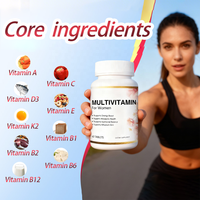Complément alimentaire à base de plantes pour soutenir le système immunitaire, multivitamines et minéraux pour femmes, comprimés pour la santé globale des femmes