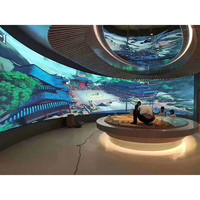 Écran d'affichage LED transparent P3.91LED Écran de séparation transparent haute résolution