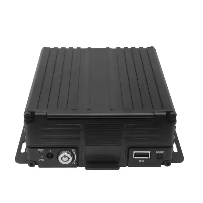 Surveillance de véhicule 4CH 1080P hybride 4G GPS HDD & SD Card Mobile DVR 4 canaux AHD + 1 canal caméra IP NVR