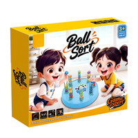 Gehirnstimulierendes Eltern-Kind-Spiel für Einzelspieler oder Zwei-Personen-Rennen Farberkennungs- & Hand-Augen-Koordinationsspielzeug Geschenkfertige Farbbox