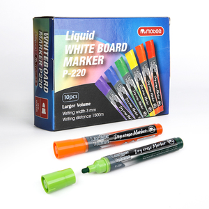 MOBEE P-220 marqueur de tableau à grand volume multicolore Système de valve Effaçable à sec Tableau blanc Marqueur stylo - Product Image 1