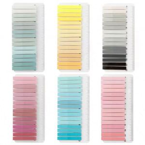 Juego de 6 Etiquetas Adhesivas Largas Multicolores Súper Resistentes, Diseño de Regla, para Clasificación de Documentos de Oficina, Estudio y Cuadernos - Product Image 4