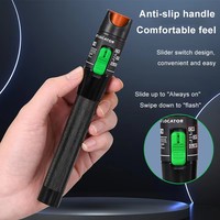 Localisateur Visuel de Défauts 10/20/30mW 650nm, Stylo Source de Lumière Rouge Portable pour Fibre Optique, Testeur de Fibre avec Interface Universelle 2.5mm FC/SC/ST