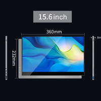 Écran d'ordinateur portable de jeu de bureau LCD anti-reflets 4K de 15,6 pouces Écran tactile IPS Moniteur portable Écran externe