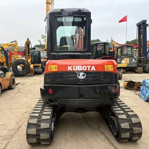 Almost New Used Kubota U55-4 Excavator With Rubber <b>Trackers</b> in Wholesale Price Secondhand Kubota U55 U55-4 Excavator Swing boom - Product Image 5