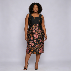 Ensemble deux pièces formel turc de qualité supérieure 5XL pour femmes grandes tailles – Tenue de mariage et de cérémonie - Product Image 5