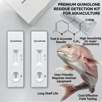 Kit de Tiras Reactivas para Quinolonas, Detección Rápida de Residuos de Múltiples Antibióticos Quinolónicos, Inspección de Laboratorio para Acuicultura y Mariscos, CE/ISO/ROHS