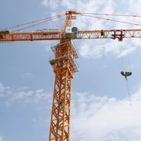 Mini-grue à tour 4T à ascension interne pour la construction, pièces détachées de grue à tour mobile HS4708