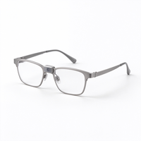 Fabrication sur mesure de montures de lunettes intelligentes en titane AI par usinage CNC 5 axes, montures optiques, pièces métalliques légères OEM