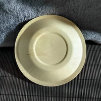 Assiettes rondes jetables en feuille de palmier, biodégradables, 16 cm, marque Huipeng, personnalisables avec emballage et logo sur mesure