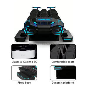 Réalité Virtuelle 9D Simulateur de Jeu VR 6-Seat Intérieur Métal Plastique pour Centre Commercial École ou <span class=keywords><strong>Parc</strong></span> d'Attractions Aventures - Product Image 2