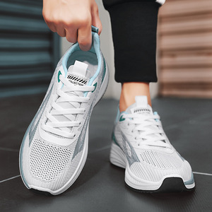Zapatillas Deportivas de Hombre para Otoño, Modernas, Transpirables, Cómodas, de Malla, Casuales, con Cierre de Cordones, para Uso Durante Todo el Año - Product Image 3
