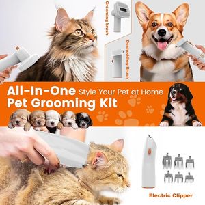 Kit de Aseo <span class=keywords><strong>para</strong></span> Mascotas 12000Pa, Aspiradora de Pelo, Set de Peine <span class=keywords><strong>para</strong></span> Perros y Gatos, Cortadora de Pelo, Productos de Limpieza y Aseo <span class=keywords><strong>para</strong></span> Mascotas - Product Image 3