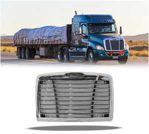Grille chromée de carrosserie de camion avec moustiquaire A17-15192-005 /A17-16132-001 /A17-16132-004 pour Freightliner Century 2005-UP - Product Image 1