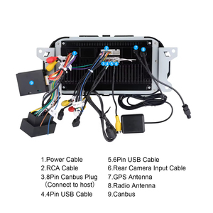 Radio para Auto Podofo de 7 Pulgadas con Android, 6+128G, Carplay Inalámbrico y Android Auto, Estéreo, GPS, Wifi, DSP, BT, DVR para FIAT TIPO EGEA 2015-2017 - Product Image 4