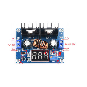 XH-M404 ดีซี บัค คอนเวอร์เตอร์ 8A โมดูลควบคุมแรงดันไฟฟ้าแบบดิจิตอลพร้อมระบบป้องกันกระแสเกิน - Product Image 2