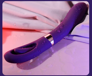 때리고 트리거 마사지가있는 여성을위한 마술 지팡이를위한 양방향 G-Spot 진동기 에로틱 성인 딜도 진동 지팡이 - Product Image 5