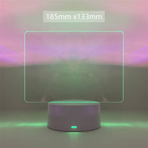 Vente en gros d'enfants adultes salle de jeu créative Usb motif personnalisé Illusion dessin animé sommeil veilleuse anime acrylique 3D lampe - Product Image 4