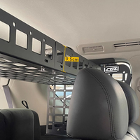 Accessoires de porte-bagages arrière pour Nissan Patrol Y62 Fenêtre latérale Molle Cargo Storage Organisation Patrol Y62 Modification de la galerie de toit