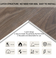 Plancher SPC à verrouillage 100 % étanche, épaisseur 10 mm, écologique, à lattes larges, résistant à l'usure, pour usage intérieur : cuisines, supermarchés, gymnases, centres commerciaux