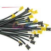 10 paires de connecteurs de câblage de volant 2 broches AllBags pour Durango Ford Chrysler Dodge 68050845AA