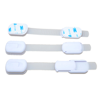 Serrures à sangle de sécurité pour enfants à usage multiple pour réfrigérateurs, armoires, tiroirs, lave-vaisselle, toilettes, armoires, four, serrures à sangle de poubelle