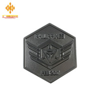 Pièce commémorative en alliage de zinc de haute qualité, argentée, personnalisable, avec émail, gaufrage et impression