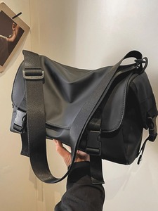 Nouveau sac messager unisexe vintage en tissu Oxford, bandoulière, imperméable, léger et durable pour l'été avec fermeture à rabat - Product Image 5