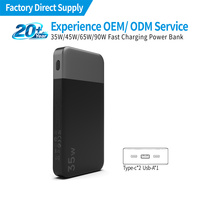 Powerbank Portabel Kapasitas Besar Layar Digital 35W 45W 65W 90W 10000 MAh 20000 MAh Pengisian Cepat Untuk Ponsel