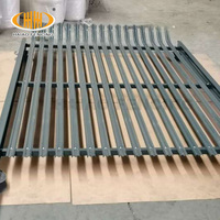 Haiao Maison durable en acier galvanisé de haute sécurité à 3 pointes en forme de D Portes et clôtures de palissade des Philippines