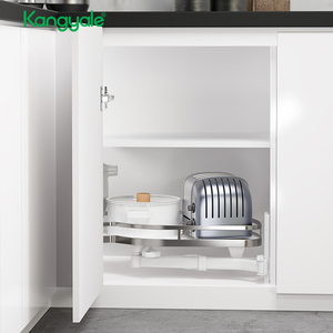 Kangyale tủ bếp & phụ kiện góc đơn vị nhà bếp Lemans kéo ra góc tủ bàn xoay - Product Image 6